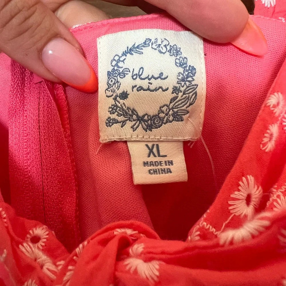 Francesca’s Andrea Embroidered Eyelet Mini Dress - Picture 3 of 5